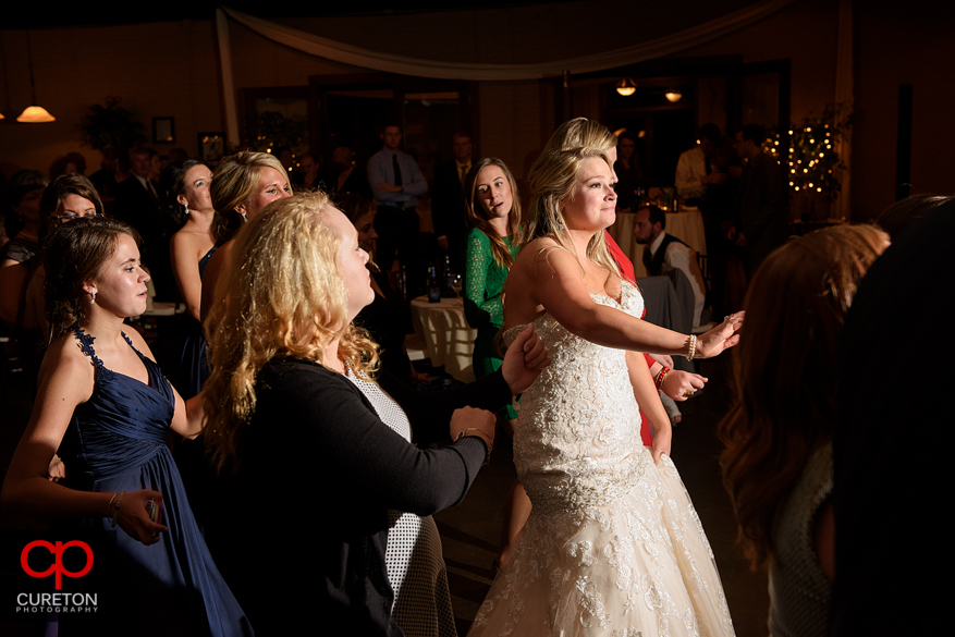 Carolina Party Professionals keep the reception guests dancing.