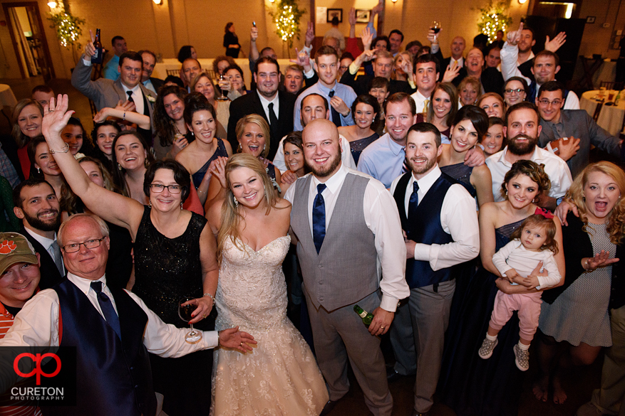 Carolina Party Professionals keep the reception guests dancing.