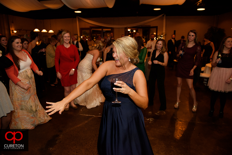 Carolina Party Professionals keep the reception guests dancing.