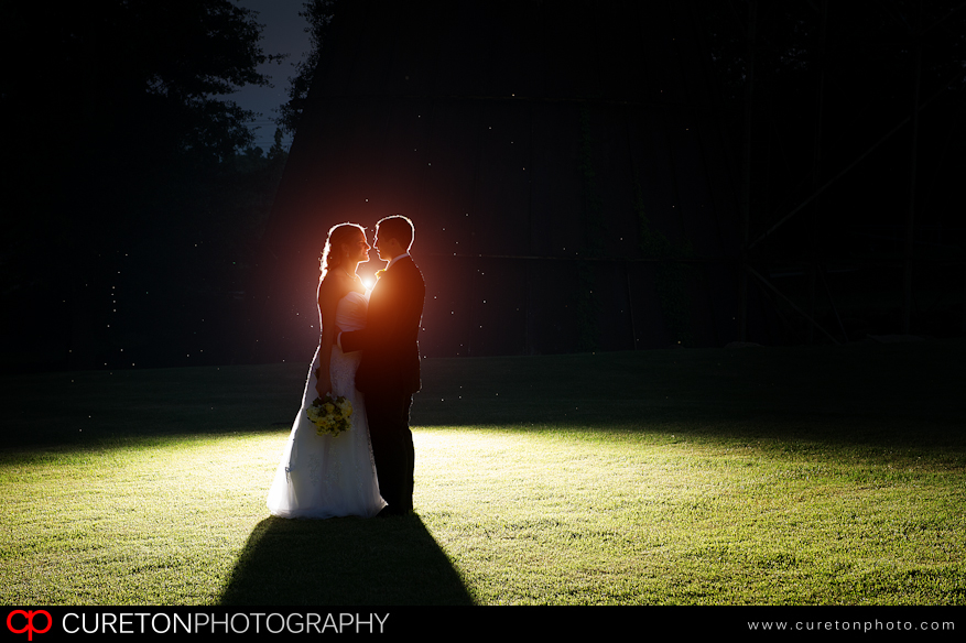 Photo of a wedding in downtown Greenville,SC at Larkins Sawmill.