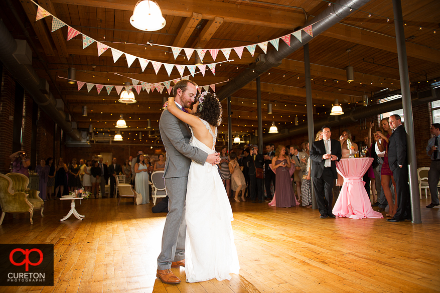 First dance at the Certus Loft reception.