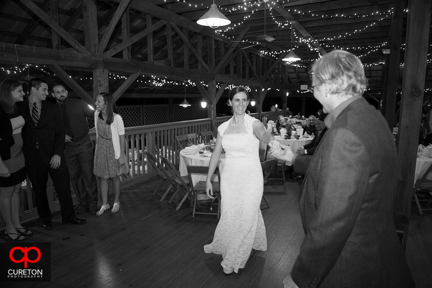 Bride and Father dancing at the reception.