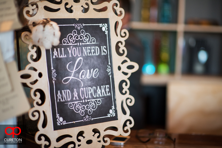 All you need is love wedding sign.