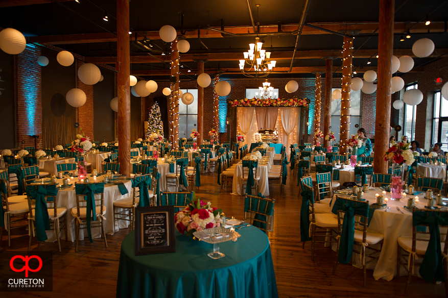 The Loom in Simpsonville setup for a wedding reception.