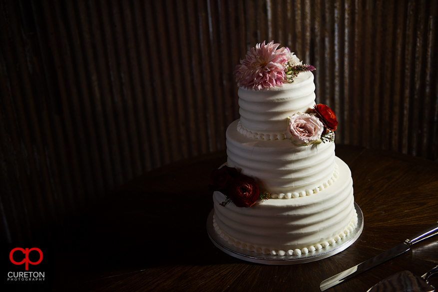 An amazing wedding cake from Kathy and Company.