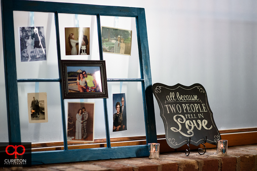 Intricate wedding details at the Old Cigar Warehouse.