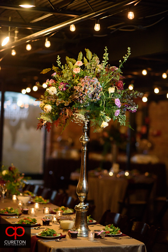 Beautiful flowers at Old Cigar Warehouse.