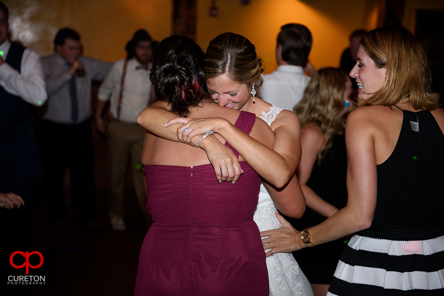 Wedding guests dancing the Old Cigar Warehouse.