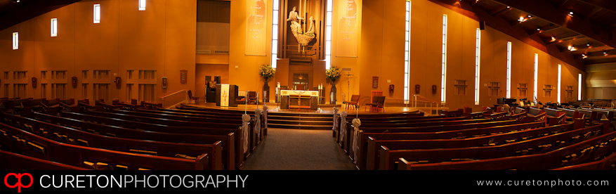 The inside of St Mary Magdalene in Greenville,Sc