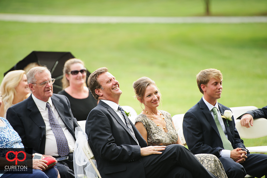 Timberock at Hopkins Farm wedding ceremony.
