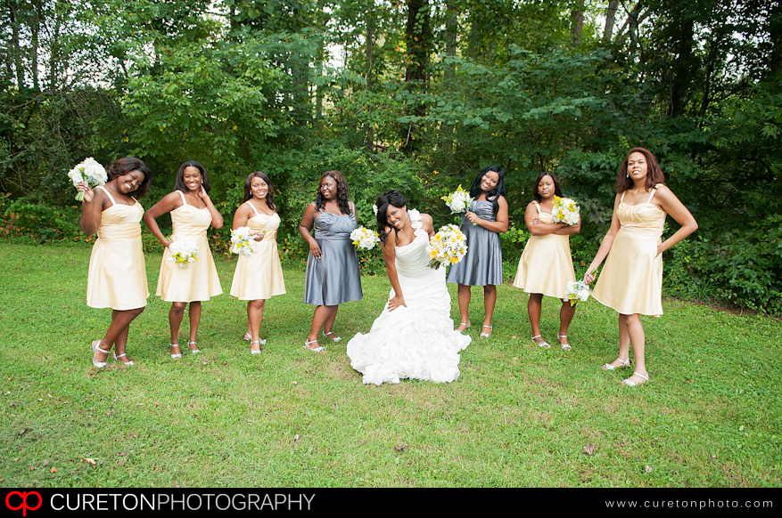 Talisha and her bridesmaids.