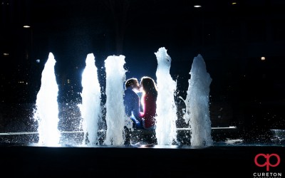 Creative Engagement Session in Downtown Greenville SC – Alison + Jude