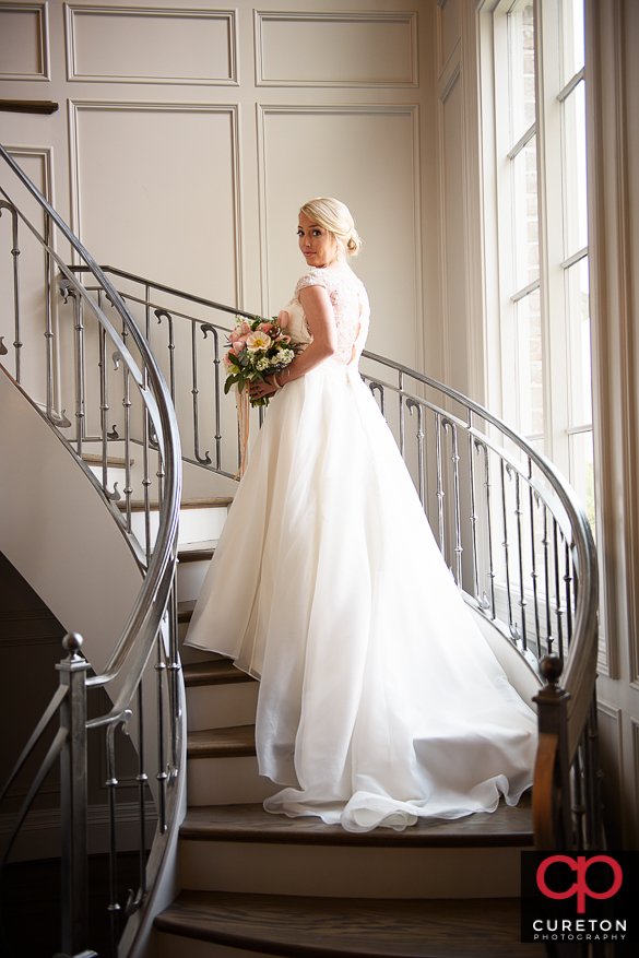 Fashioned styled bridal session shot by Cureton Photography in Greenville,SC.