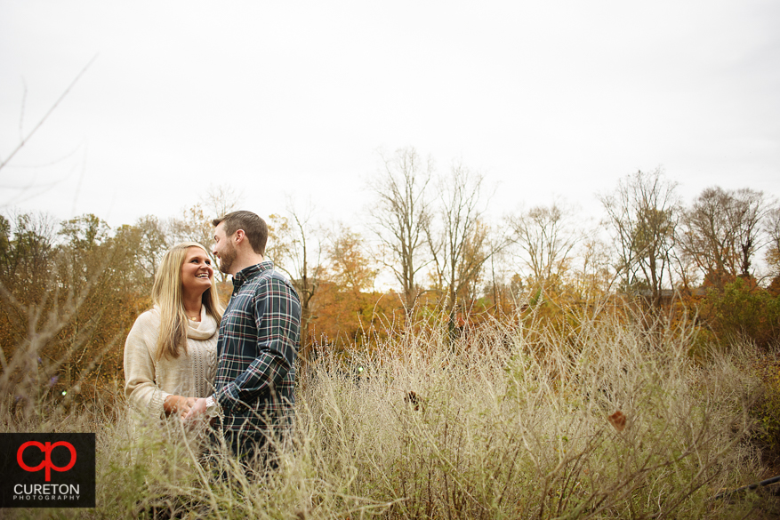 Downtown Greenville SC Engagement Session – Lindsey + Jimmy – Greenville SC Wedding Photographer