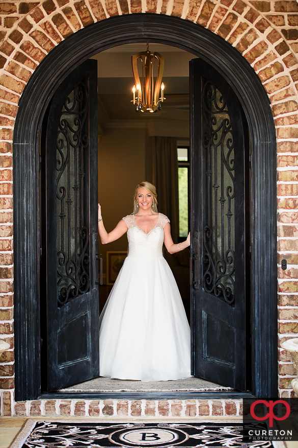 Fashioned styled bridal session shot by Cureton Photography in Greenville,SC.