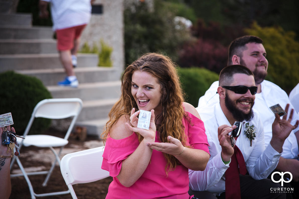 Wedding guests dancing to the sounds of DJ Howie D from Sumter,SC.