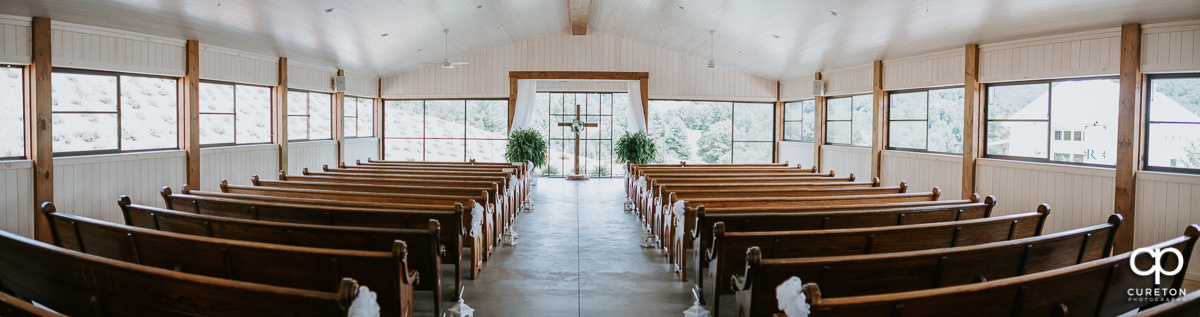 The chapel at Chestnut Ridge Events.