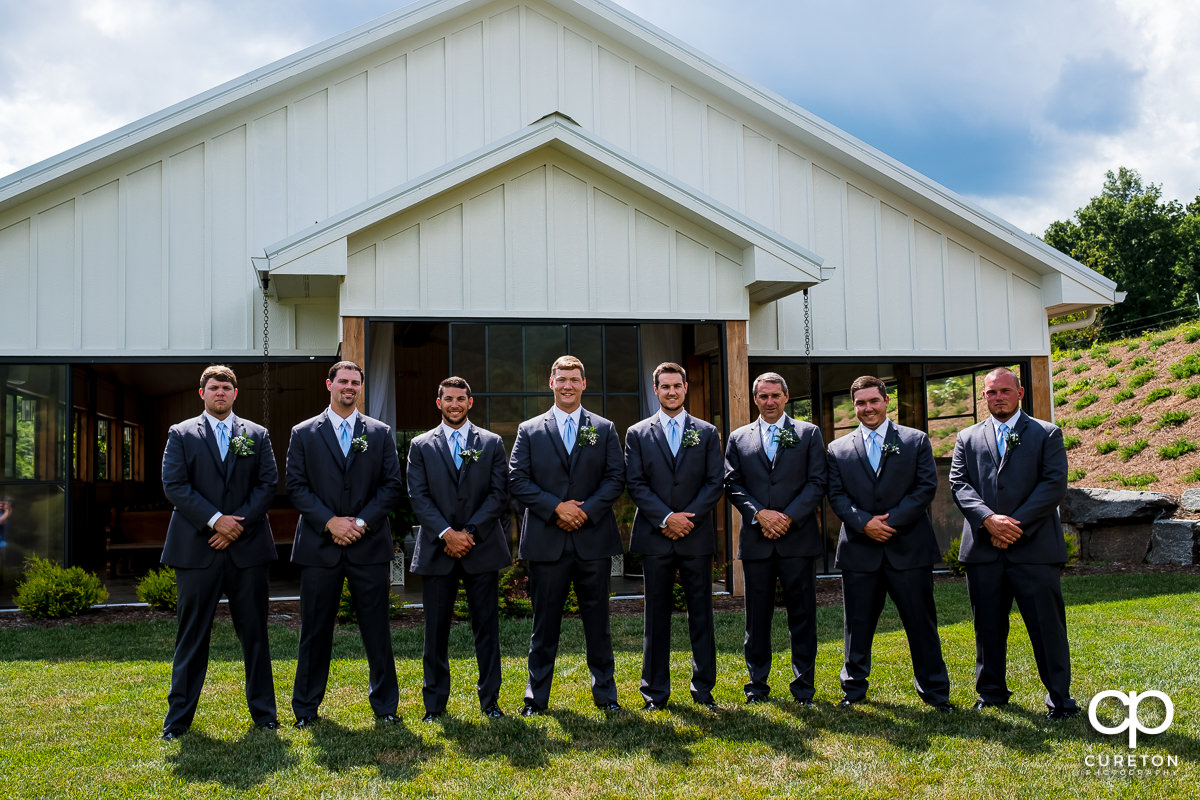 Groom and his groomsmen.