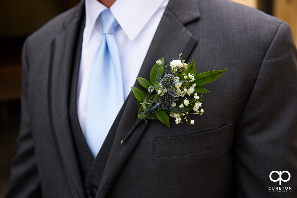 Groom's boutonniere.