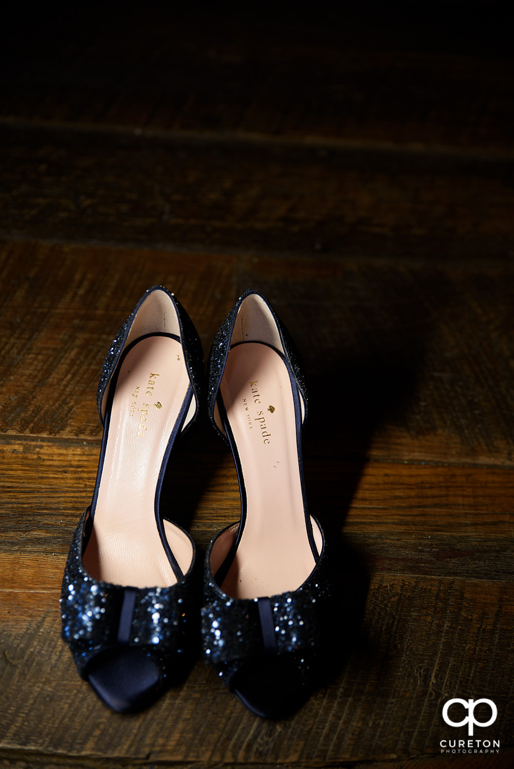 Bride's shoes.
