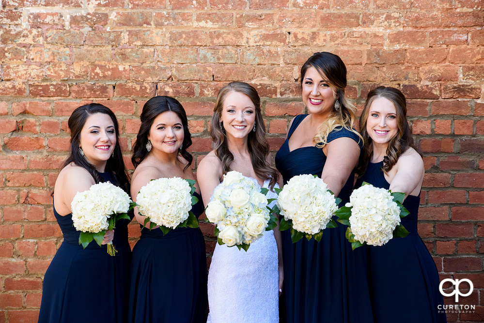 Bride and bridesmaids.