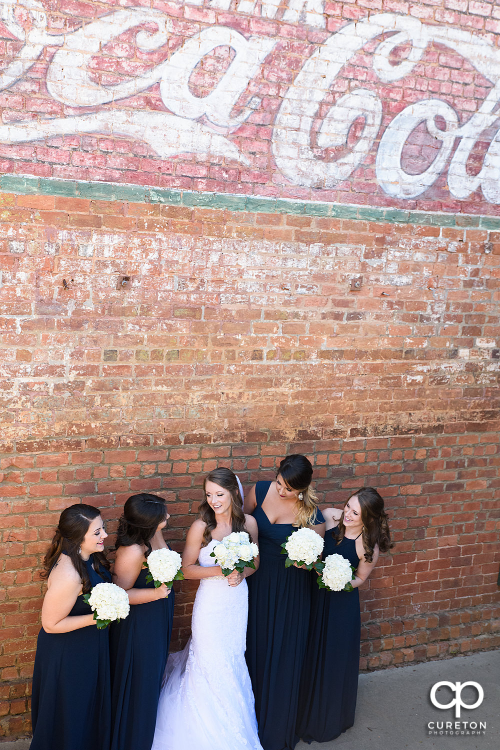 Bride and bridesmaids.