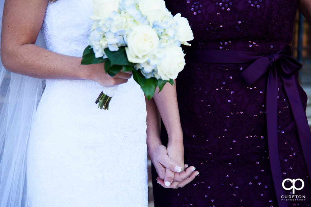 Bride and bridesmaids.