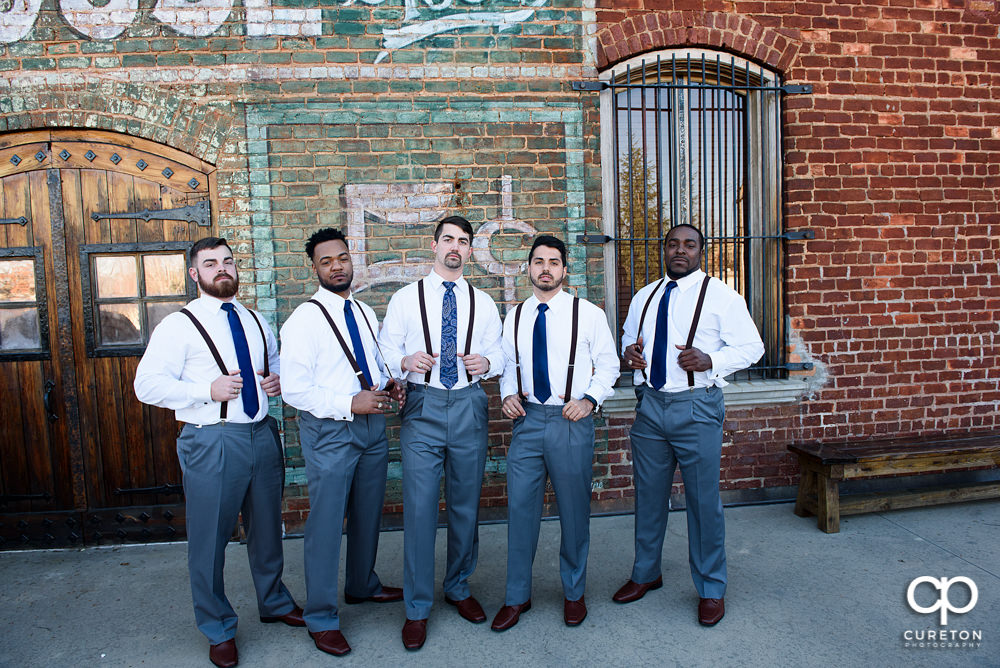 Groom and groomsmen.