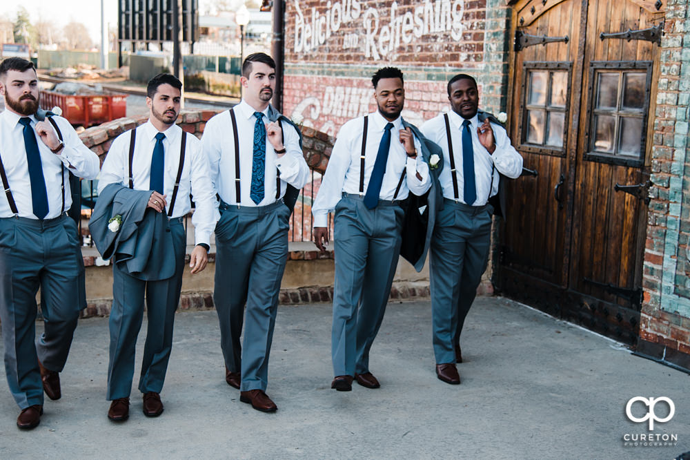 Groom and groomsmen.