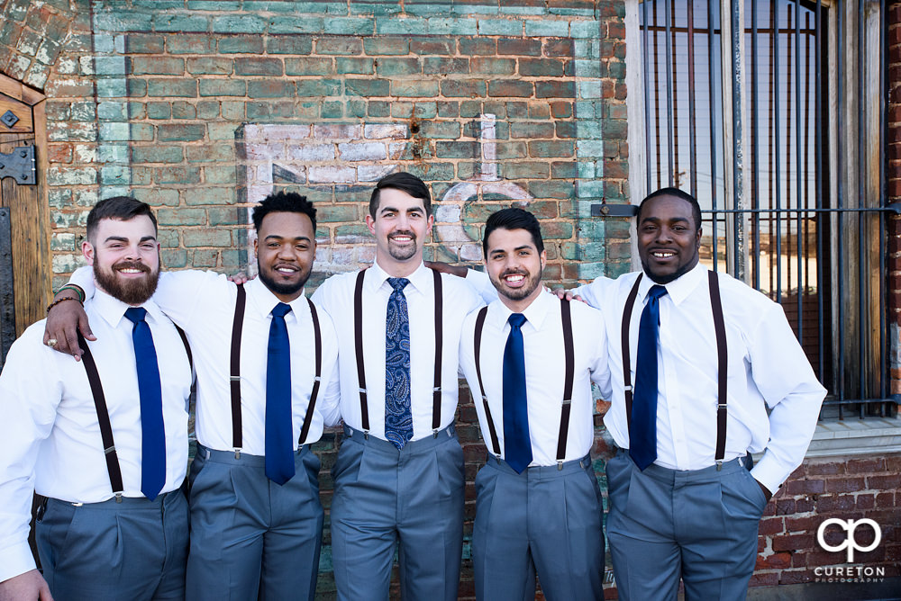 Groom and groomsmen.