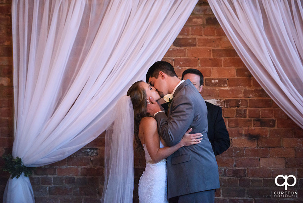 First kiss.