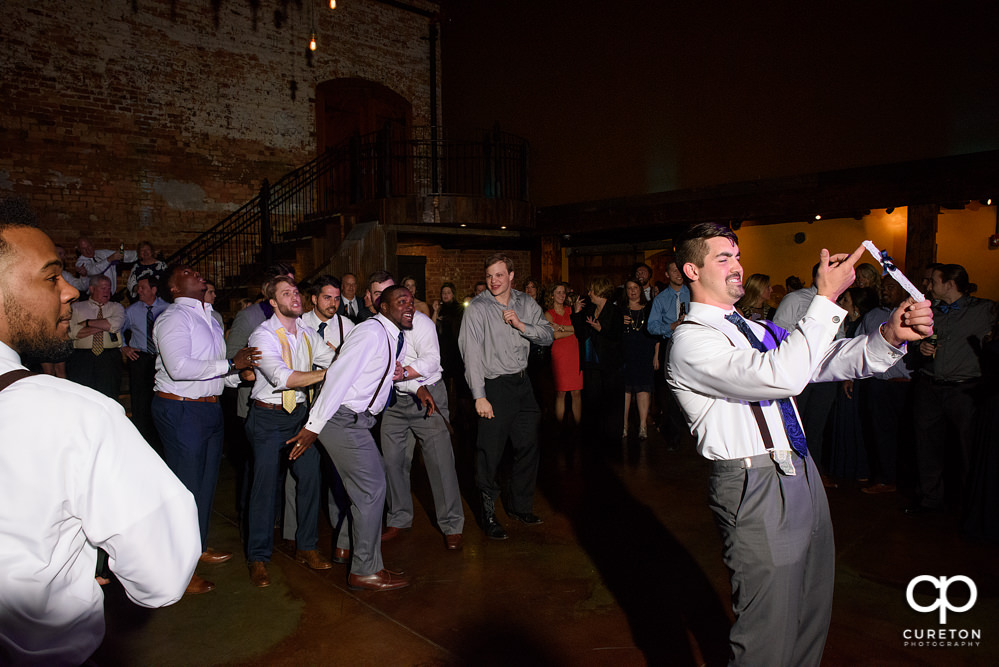 Garter toss.