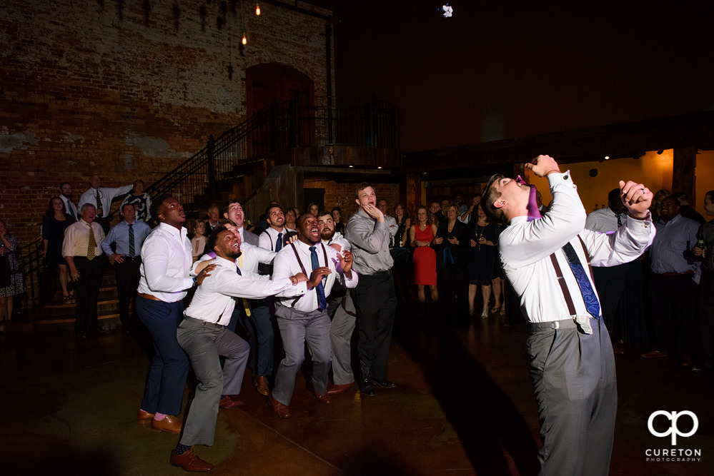 Garter toss.