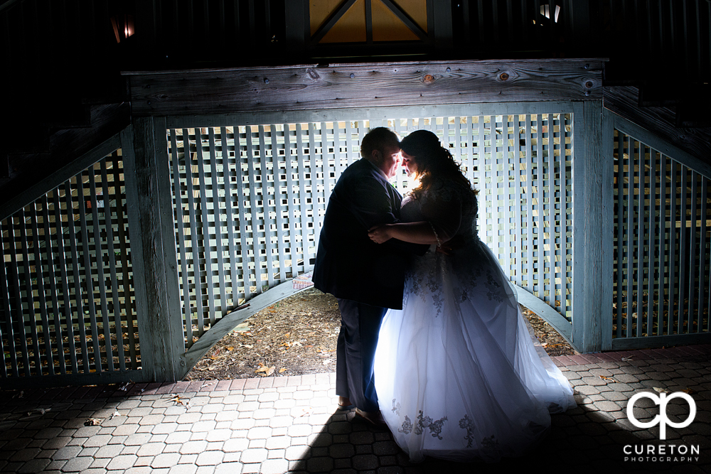 Epic bride and groom during their Cleveland Park wedding reception.