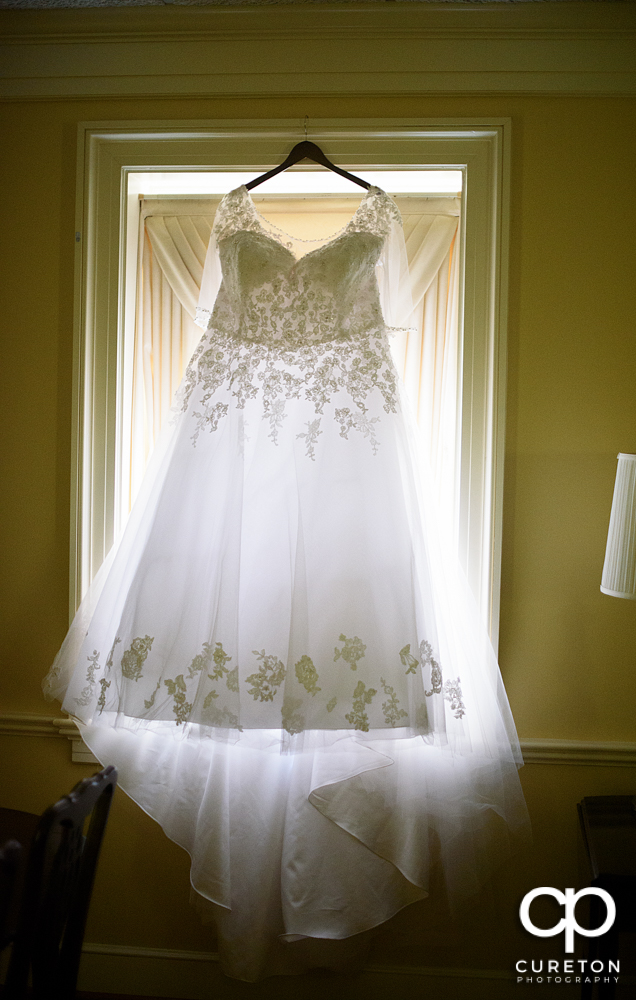 Bride's dress.