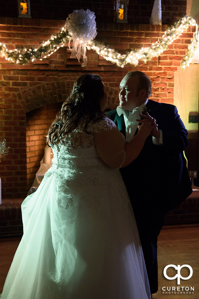 Wedding guests dancing to Uptown Entertainment.