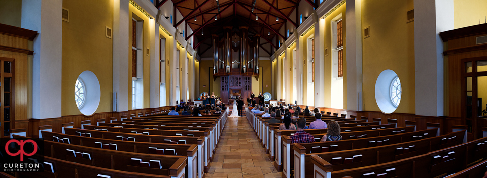 Daniel chapel wedding ceremony.