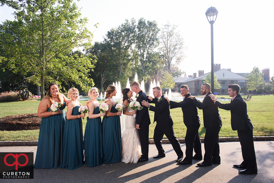 The wedding party.