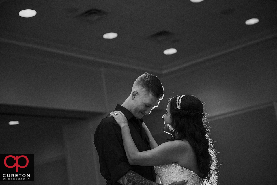 Bride and groom's first dance.