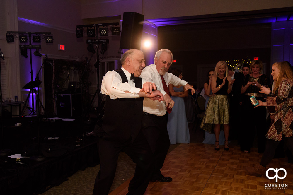 Bride's dad dancing to Gangam Style.