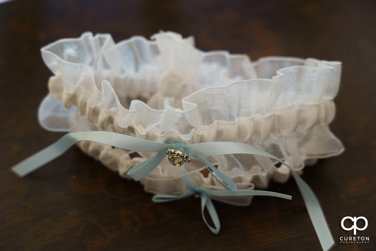 Bride's garter.
