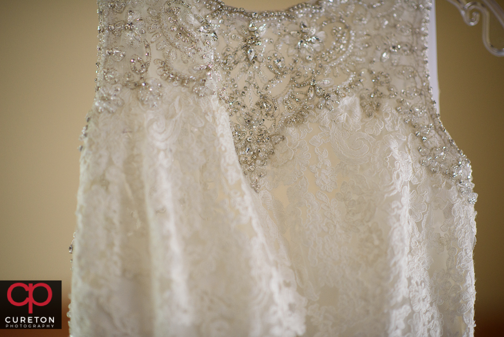Bride's dress.