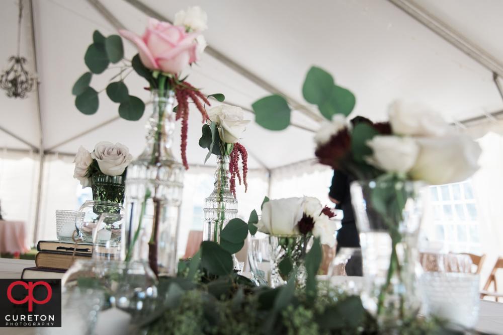 Gorgeous details at the Easley South Carolina wedding.