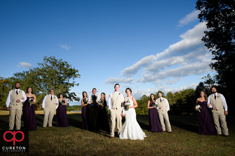 Epic wedding party shot.