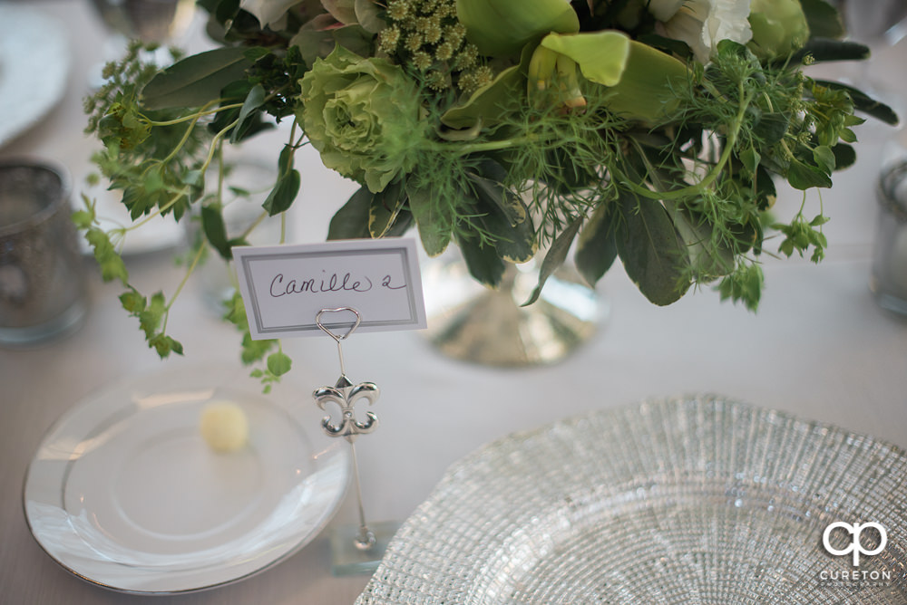 Elegant backyard wedding in the springtime in Greenville,SC.