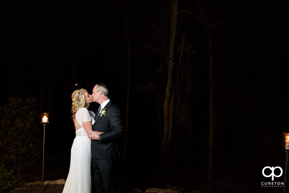 Elegant backyard wedding in the springtime in Greenville,SC.