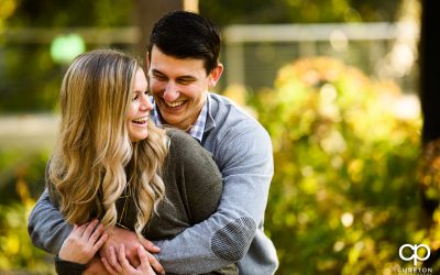Fall Engagement Session in downtown Greenville,SC – Logan + John