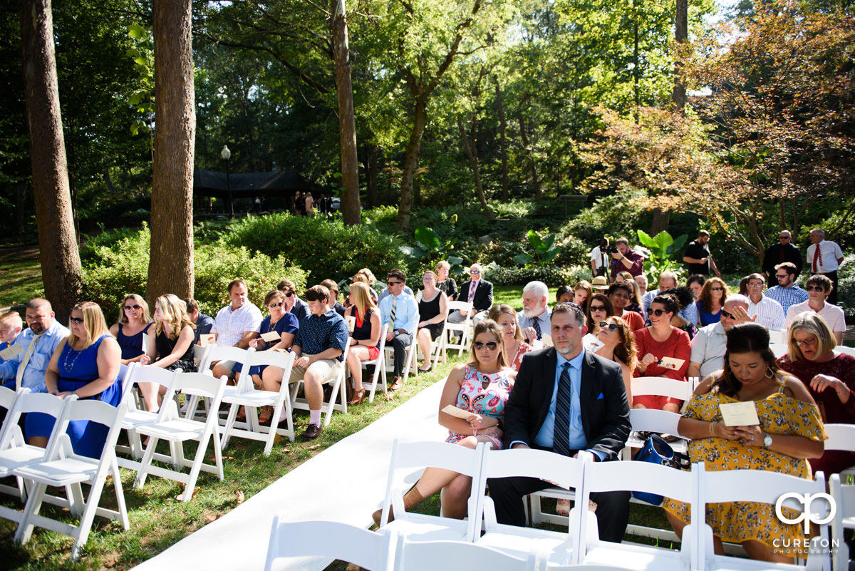 Wedding guests.