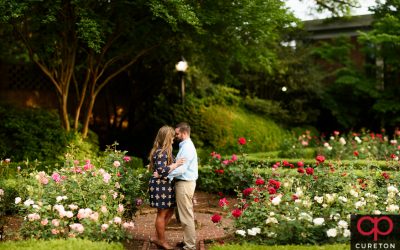 Furman Rose Garden Engagement Session – Savannah +Phillip