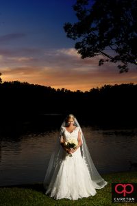 Epic sunset bridal.